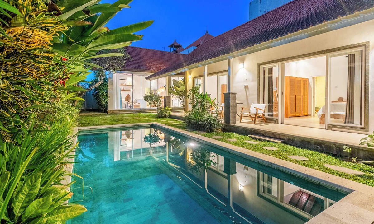 Berawa Villa | Jungle Amaranth Villa Canggu - Exclusive 3BR Retreat with Pool, Modern Amenities and Top Location