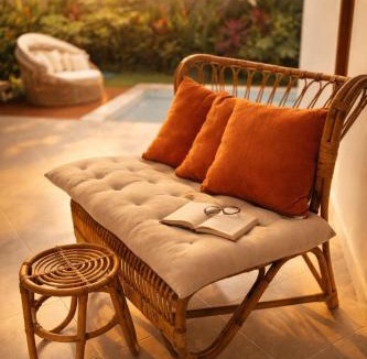 Tibubeneng Cabin | 3BR Private Pool Villa, 7 Min Walk to Nirvana Gym Canggu