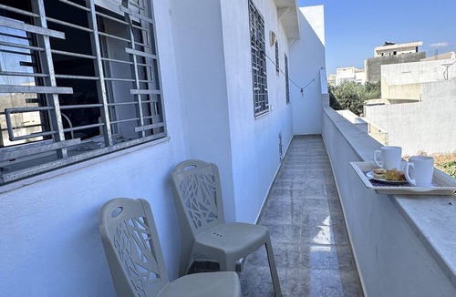 Kelibia Apartment | Apartment with living room and 2 bedrooms. Free Wi-Fi and private parking