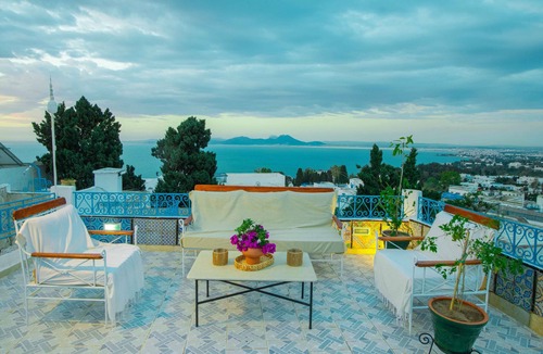 Sidi Bou Said Apartment | Charming 2 Bedroom Apartment in Sidi Bou Said with Ocean Views
