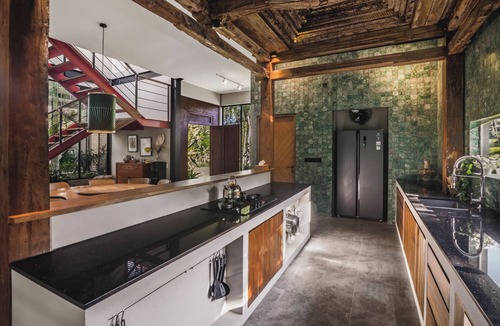 Singakerta Villa | Luxe River Gorge Villa w/Glass Rooftop Pool