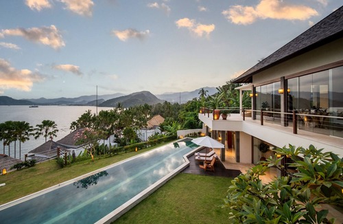 Candi Dasa Villa | Oceanview 4BR Villa,Infinity Pool in East Bali