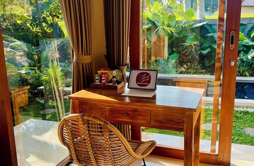 Andong Villa | SEAOM Villas 2 bedroom pool villa in the heart of Ubud with rice field views.