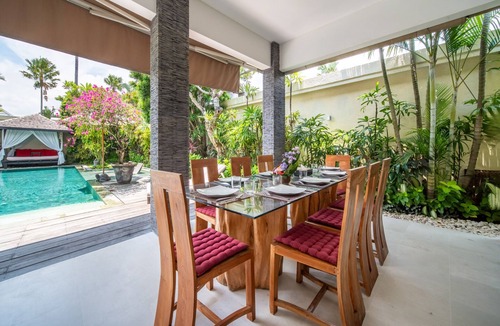 Sunset Road Villa | Seminyak Oasis | Private Pool | Poolside Gazebo