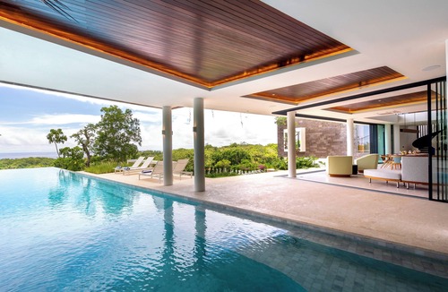Pecatu Villa | SPF100 Sun Paradise Found Cliff Villa with Ocean Views, Infinity Pool & Cinema