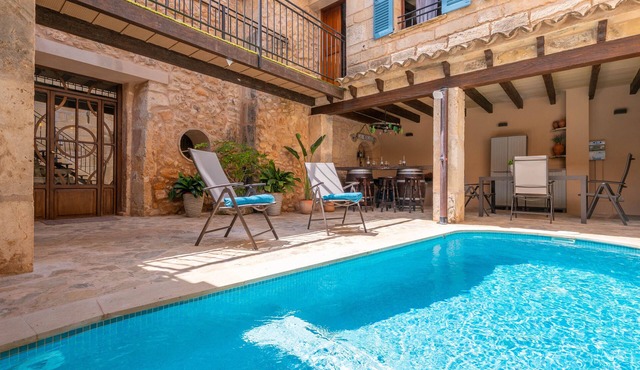 CA'S MERCADER (ALGAIDA) - Beautiful rustic house with a private pool, perfect for cyclists in Algaida