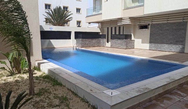 Cap Kantaoui Residence Appart S2 Trés Ht Standing meublé équipé avec Piscine