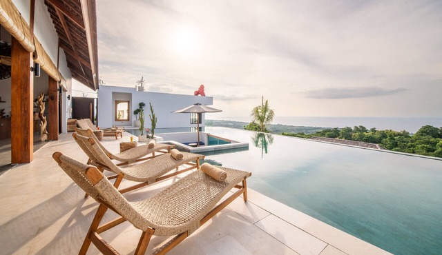 Infinity Pool Cinema Lounge Hilltop Sea Views