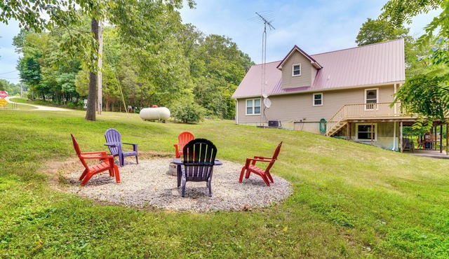 Modern Eckerty Home w/Deck on Patoka Lake! in Eckerty