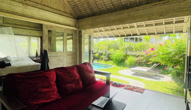 Pondok Mirah Villa- Rice Field Cottage With Pool – Tranquil Getaway