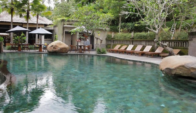 Private suite in a Balinese resort in Ubud, relax and calm atmosphere