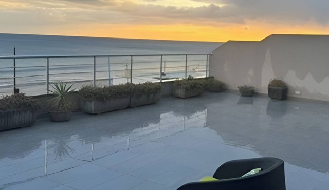 Right on the water. A luxury apartment close to everything!