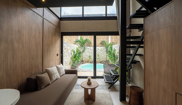 Step into your own private sanctuary — a loft-style villa in peaceful Canggu