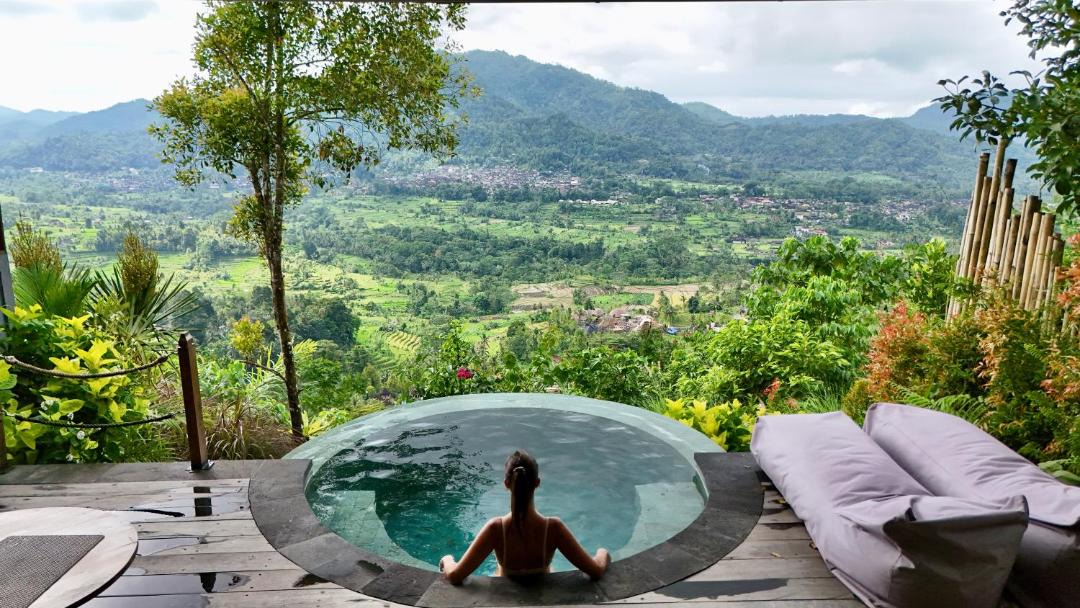 Sidemen Hotel | Villa Damai Rohani Private Pool Villas with Valley Views Adults Only