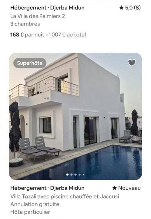 Djerba Midun Villa | Villa Tozali avec piscine chauffée