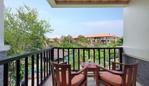 Deluxe Twin Room, 2 Twin Beds, Balcony, Pool View