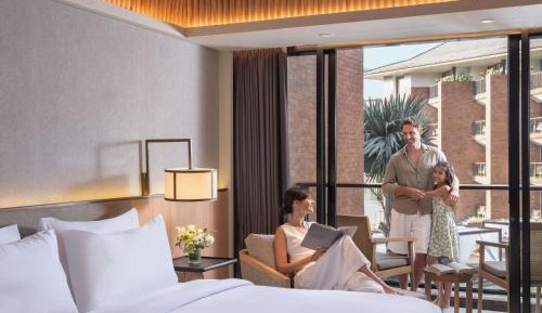 Grand Deluxe King Room with Balcony and Pool View