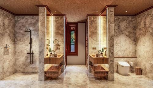 Three-Bedroom Villa with Pool View, One-Time Refreshment, Daily breakfast for two, Balinese welcome ritual with Tridatu bracelet, Access to infinity pool & wellness facilities