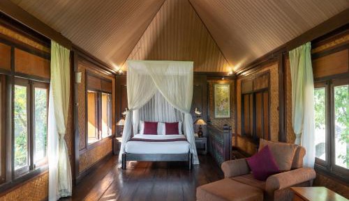 Two Storey One-Bedroom Villa with Rice-Field View