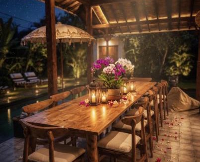 Banjar Semer Villa | domaine balinais Luxe, 2 piscines,8 chambres ,16 personnes