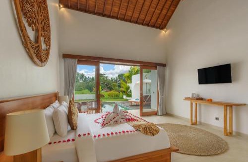 Keliki House | The Surana Villas Ubud with Rice Field View