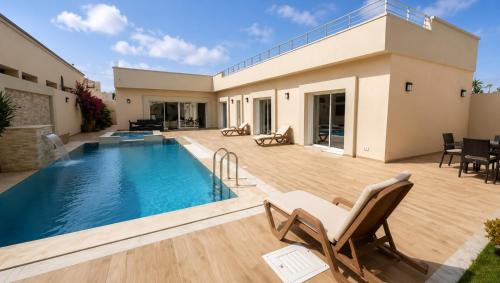 Aghir Villa | Villa Dar Salman - 6p - 3bdr - Piscine & Jacuzzi
