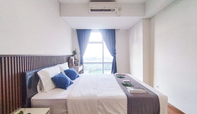 Simple 1Br Near Mall At Grand Sungkono Lagoon Apartment in Surabaya